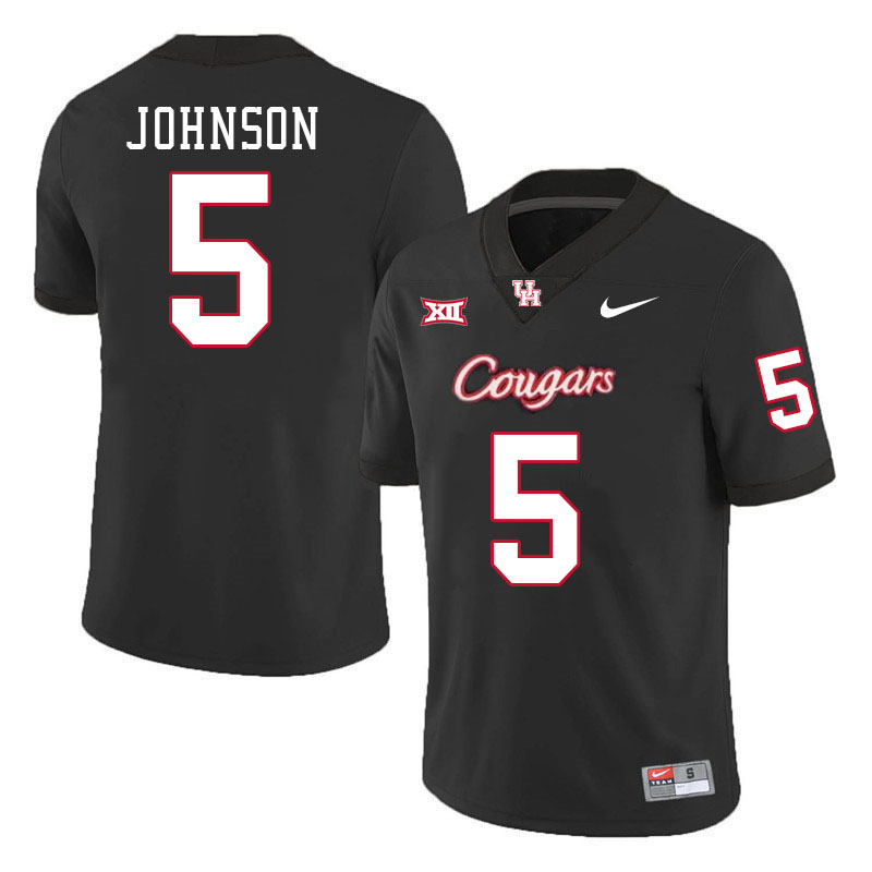 Stephon Johnson Houston Jersey,Houston Cougars #5 Stephon Johnson Jersey Youth College-Black